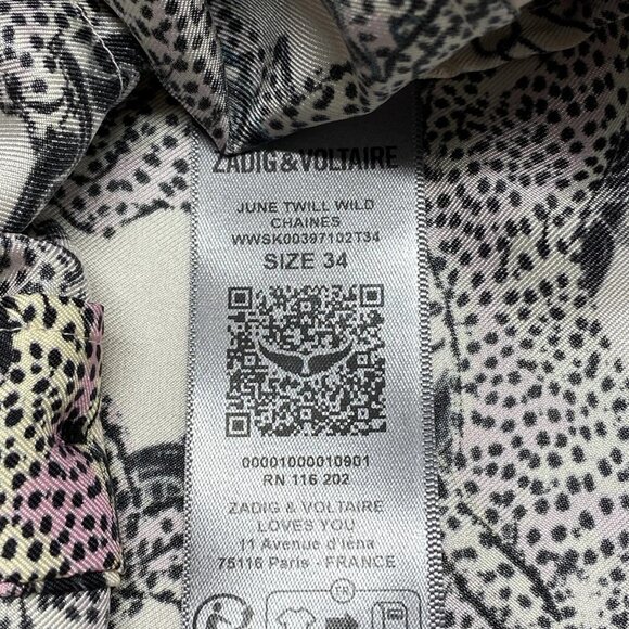 Zadig & Voltaire Women’s June Silk Midi Skirt – Ecru – Size 34/US 2 - Picture 2 of 9